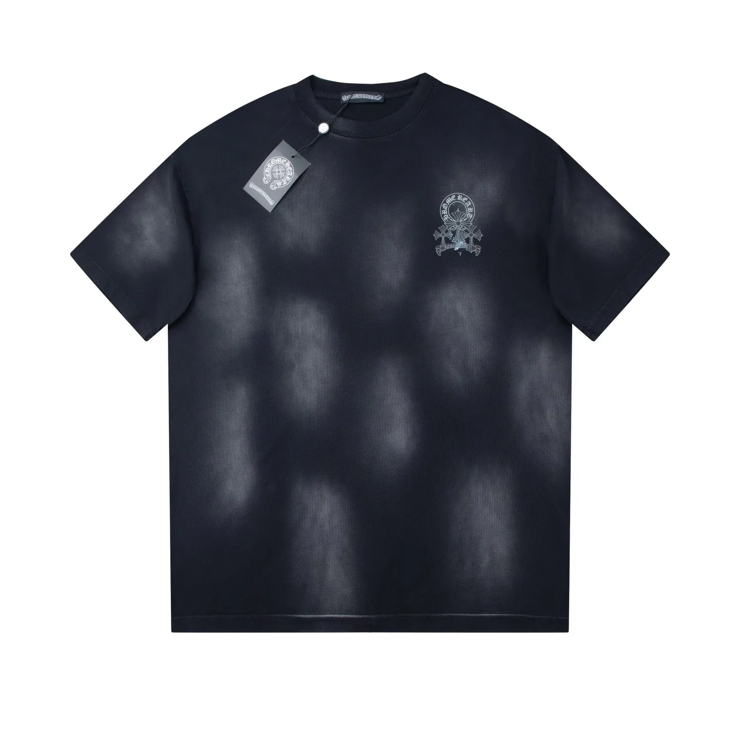 🅿️220 High quality ✨Cro❤✨🆕Classic logo letter pattern short sleeves. Official website synchronization, pure cotton fabric at the counter! Comfortable against the skin, durable and easy to wear, classic and simple logo design, meticulous original craftsmanship, customized 290G same vat dyed fabric, very comfortable to the touch, latest brick cabinet synchronization, OS off-shoulder version, fashionable and personalized, super versatile and good-looking, very suitable for both men and women, must-have style, tag, collar label, washed wheat, complete with three labels, black, gray, blue, 3️⃣colors S M L XL